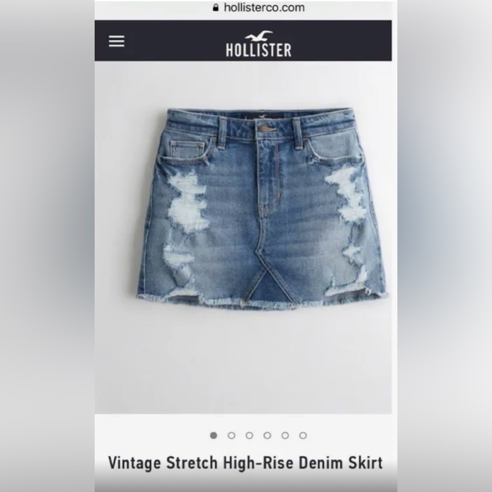 Hollister High Rise Vintage Skirt Women’s 26